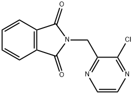 2-((3-chloropyrazin-2-yl)Methyl)isoindoline-1,3-dione Struktur
