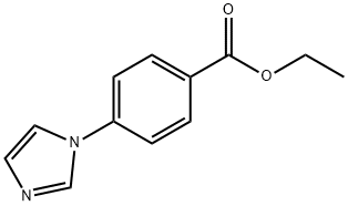 4-(1H-イミダゾール-1-イル)安息香酸エチル 化学構造式