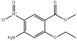 4-AMino-2-ethoxy-5-nitrobenzoic Acid Methyl Ester Struktur