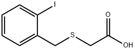 2-[[(2-碘苯基)甲基]硫]乙酸, 867202-85-5, 结构式