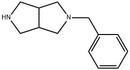 2-ベンジルオクタヒドロピロロ[3,4-C]ピロール 化学構造式