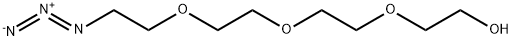1-AZIDO-3,6,9-TRIOXAUNDECANE-11-OL Struktur