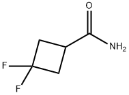 3,3-二氟环丁烷甲酰胺, 86770-82-3, 结构式
