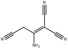 2-アミノ-1,1,3-トリシアノ-1-プロペン 化学構造式
