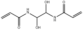 N,N'-(1,2-DIHYDROXYETHYLENE)BISACRYLAMIDE Struktur