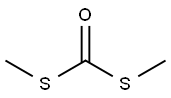 ジチオ炭酸S,S'-ジメチル 化学構造式