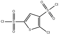 5-CHLOROTHIOPHENE-2,4-DISULFONYL DICHLORIDE Structure