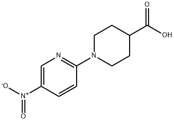 1-(5-Nitro-2-pyridinyl)piperidine-4-carboxylic acid Struktur