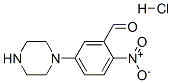 2-NITRO-5-(1-PIPERAZINYL)BENZALDEHYDEHYDROCHLORIDE Struktur
