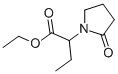 2-(2-OXO-PYRROLIDIN-1-YL)-BUTYRIC ACID ETHYL ESTER 结构式