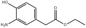 2-(3-氨基-4-羟基苯基)乙酸乙酯, 86818-19-1, 结构式