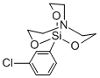 间-氯苯氧基杂氮硅三烷, 86825-39-0, 结构式