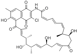 萘霉素 B, 86825-88-9, 结构式