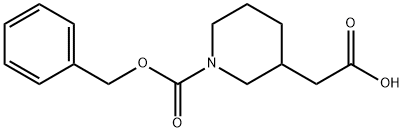 1-CBZ-3-哌啶乙酸, 86827-10-3, 结构式