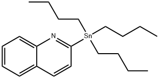 2-(tributylstannyl)quinoline 化学構造式