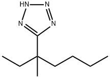 5-(1-Ethyl-1-methylpentyl)-5H-tetrazole Structure