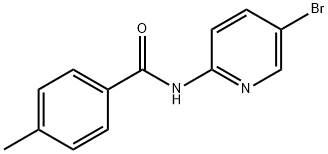 N-(5-溴-2-吡啶基)-4-甲基苯甲酰胺, 86843-83-6, 结构式