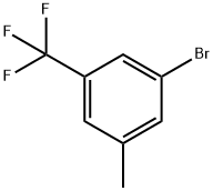 1-ブロモ-3-メチル-5-(トリフルオロメチル)ベンゼン 化学構造式