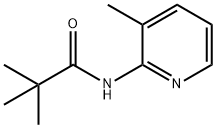 N-(3-メチル-2-ピリジニル)-2,2-ジメチルプロパンアミド 化学構造式