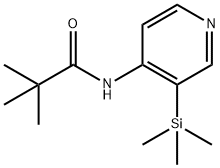 2,2-DIMETHYL-N-(3-TRIMETHYLSILANYL-PYRIDIN-4-YL)-PROPIONAMIDE Struktur