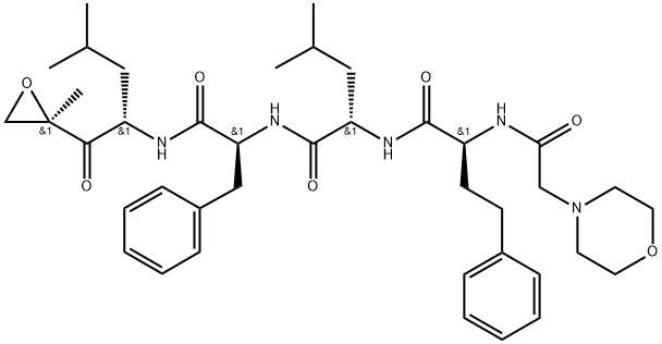カルフィルゾミブ 化学構造式