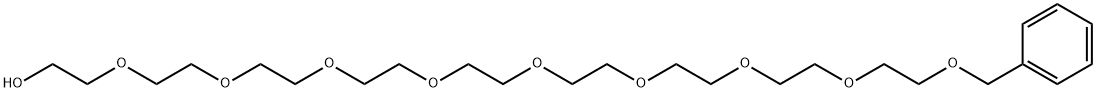 Nonaethylene glycol Monobenzyl ether Struktur