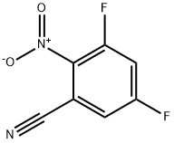 3,5-Difluoro-2-nitrobenzonitrile Structure