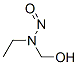 N-ethyl-N-(hydroxymethyl)nitrous amide Struktur