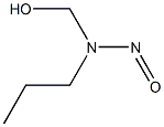 (Nitrosopropylamino)methanol Structure