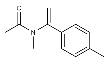 Acetamide,  N-methyl-N-[1-(4-methylphenyl)ethenyl]- Struktur