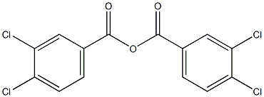 3,4-ジクロロ安息香酸無水物 化学構造式