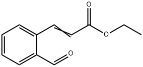 邻甲酰基肉桂酸乙酯 结构式