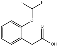 2-(DIFLUOROMETHOXY)PHENYLACETIC ACID Structure