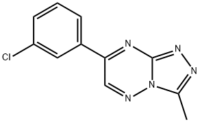 4-(3-chlorophenyl)-9-methyl-1,2,5,7,8-pentazabicyclo[4.3.0]nona-2,4,6, 8-tetraene Structure