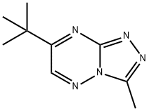 1,2,4-Triazolo(4,3-b)-1,2,4-triazine, 3-methyl-7-tert-butyl- Structure
