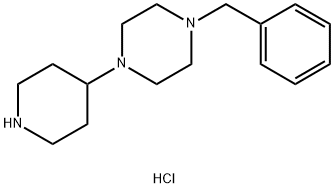 1-Benzyl-4-(piperidin-4-yl)piperazine dihydrochloride Struktur