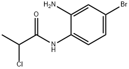 PropanaMide, N-(2-aMino-4-broMophenyl)-2-chloro- Struktur