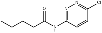 N-(6-氯-3-哒嗪基)戊酰胺 结构式