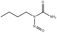 N-ブチル-N-ニトロソ尿素 化学構造式