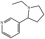 (R,S)-N-乙基降烟碱/(R,S)-3-(N-乙基吡咯烷-2-基)吡啶, 86900-39-2, 结构式