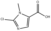 2-CHLORO-3-METHYL-3H-IMIDAZOLE-4-CARBOXYLIC ACID Struktur