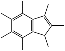 1,2,3,4,5,6,7-HEPTAMETHYLINDENE Struktur