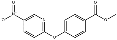 Methyl 4-(5-nitropyridin-2-yloxy)benzenecarboxylate,869108-94-1,结构式