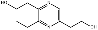 3-エチル-2,5-ピラジンジエタノール 化学構造式