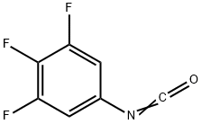 1,2,3-トリフルオロ-5-イソシアナトベンゼン 化学構造式