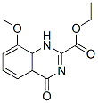 2-Quinazolinecarboxylic  acid,  1,4-dihydro-8-methoxy-4-oxo-,  ethyl  ester  (9CI) Structure