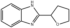 2-(テトラヒドロ-2-フラニル)-1H-ベンズイミダゾール 化学構造式