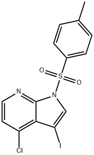 N-Tosyl-4-chloro-3-iodo-7-azaindole Struktur