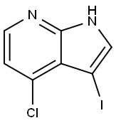 4-氯-3-碘-1H-吡咯并[2,3-B]吡啶, 869335-73-9, 结构式