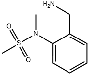 N-[2-(aminomethyl)phenyl]-N-methylmethanesulfonamide Struktur